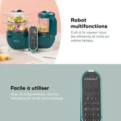 Outlet Robot cuiseur Nutribaby+ Opal Green Robot Cuiseur
