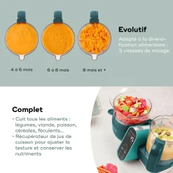 Outlet Robot cuiseur Nutribaby+ Opal Green Robot Cuiseur