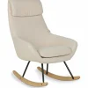 Sale Rocking chair Adulte Nordi Sheep Beige Fauteuil / Pouf