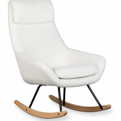 Outlet Rocking chair Adulte Nordic Sheep Crème Fauteuil / Pouf
