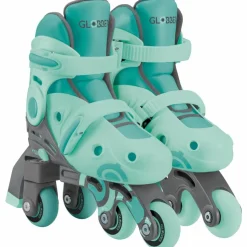 Best Rollers Learning Skate évolutif 2 en 1 Menthe (pointure 30-33) Skateboard Et Rollers
