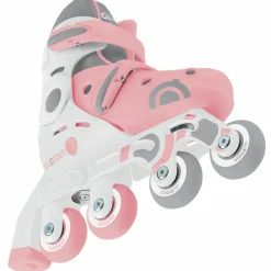 Globber Rollers Learning Skate évolutif 2 en 1 Pastel Rose (pointure 30-33)