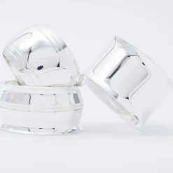 Daniel Crégut Rond de serviette Contemporaine personnalisable (métal argenté)