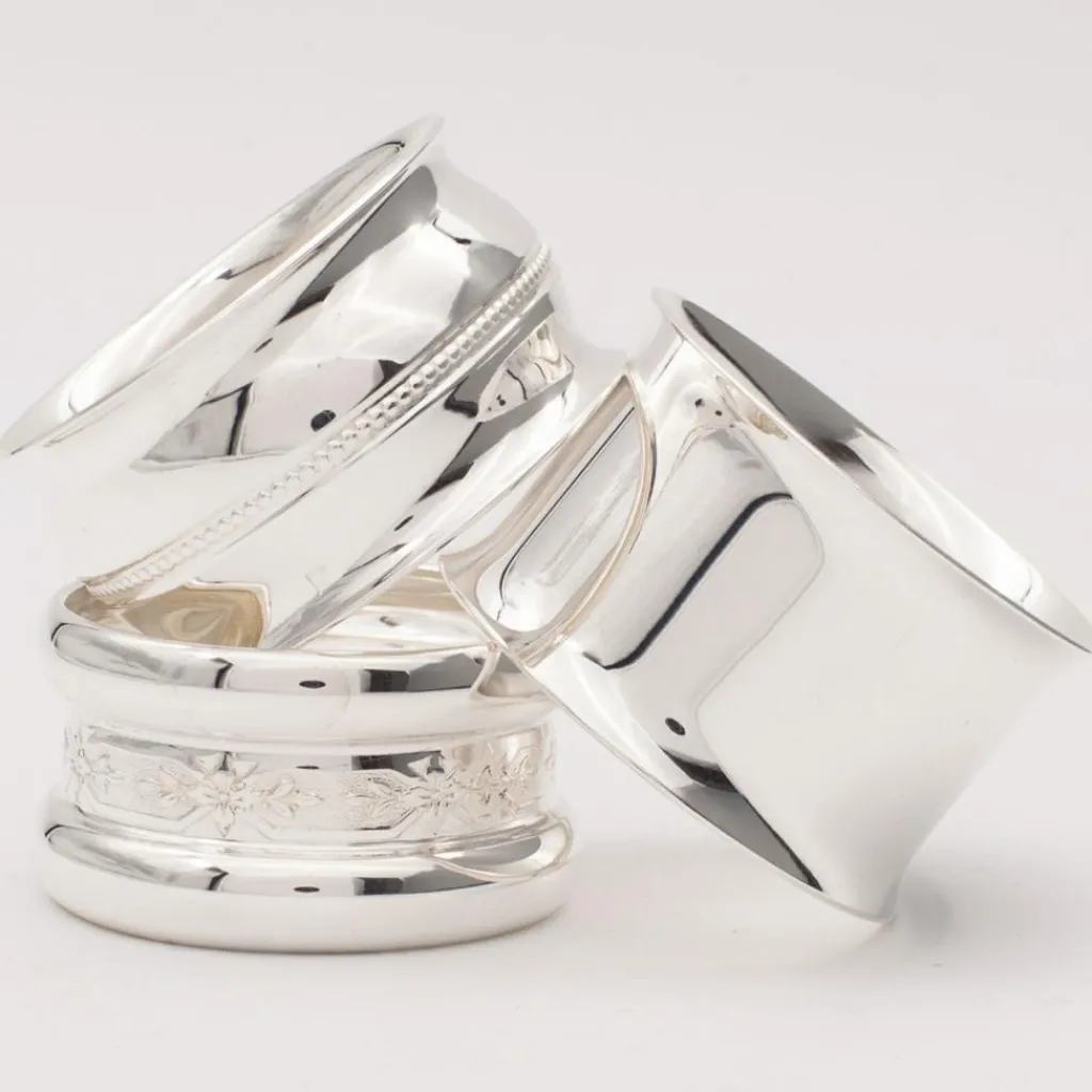 Daniel Crégut Rond de serviette Contemporaine personnalisable (métal argenté)