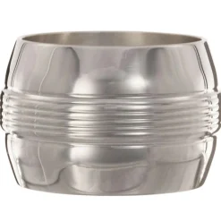 Outlet Rond de serviette Filets personnalisable (métal argenté) dans son coffret Rond De Serviette