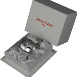 Outlet Rond de serviette Filets personnalisable (métal argenté) dans son coffret Rond De Serviette