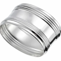 Christofle Rond de serviette Henriette en métal argenté