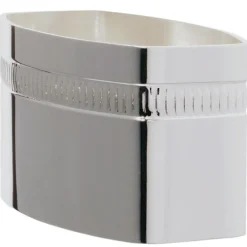 Daniel Crégut Rond de serviette Lien Godron (métal argenté) dans son coffret