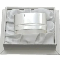 Hot Rond de serviette Lien ''Une Gorge'' personnalisable (métal argenté) dans son coffret Rond De Serviette