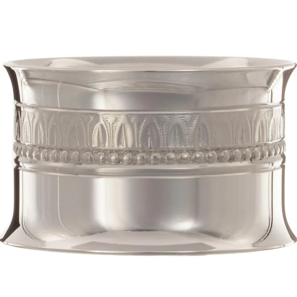 Daniel Crégut Rond de serviette Marie-Louise en métal argenté + coffret (personnalisable)