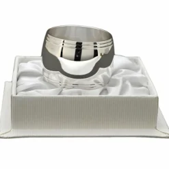 Best Rond de serviette Tonneau Filet personnalisable (métal argenté) dans son coffret Rond De Serviette