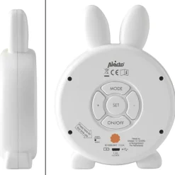 Alecto Réveil éducatif et veilleuse sleeptrainer lapin