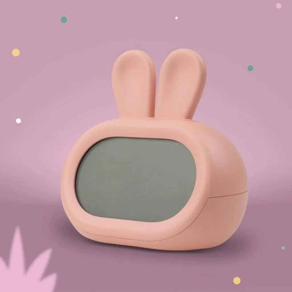 New Réveil Lapin Rose Réveil