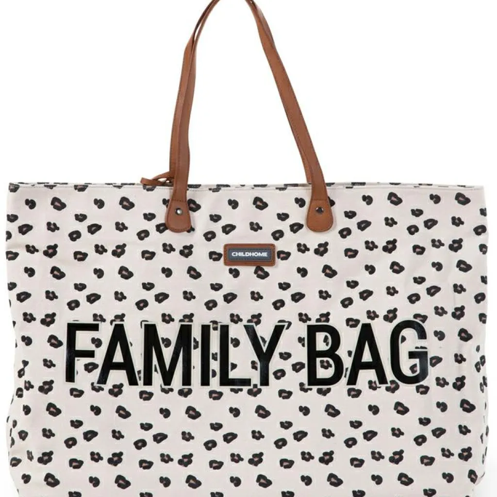Childhome Sac à anses Family bag léopard
