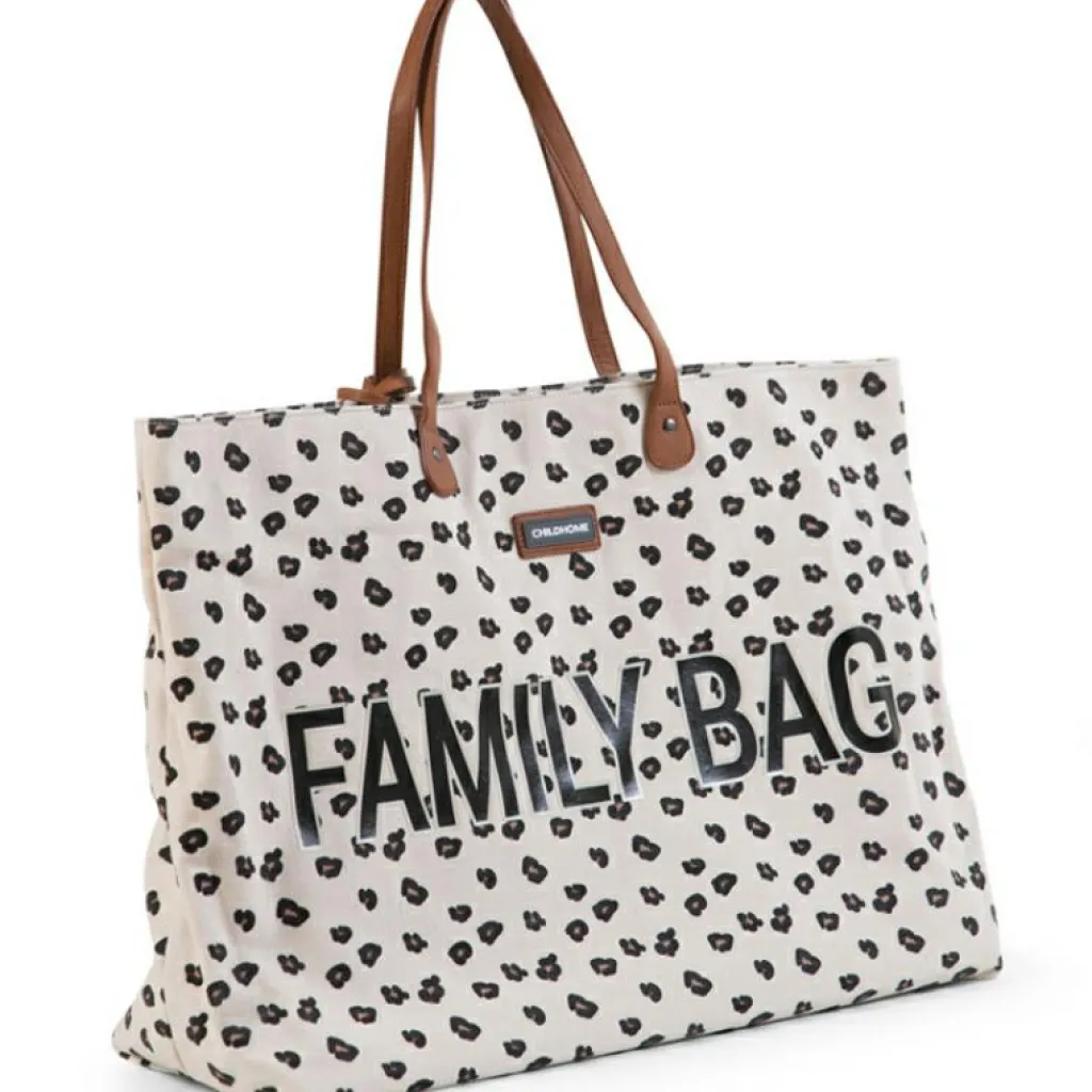 Childhome Sac à anses Family bag léopard
