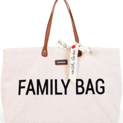 Clearance Sac à anses Family bag Teddy écru Sac À Langer À Anses