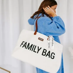 Clearance Sac à anses Family bag Teddy écru Sac À Langer À Anses