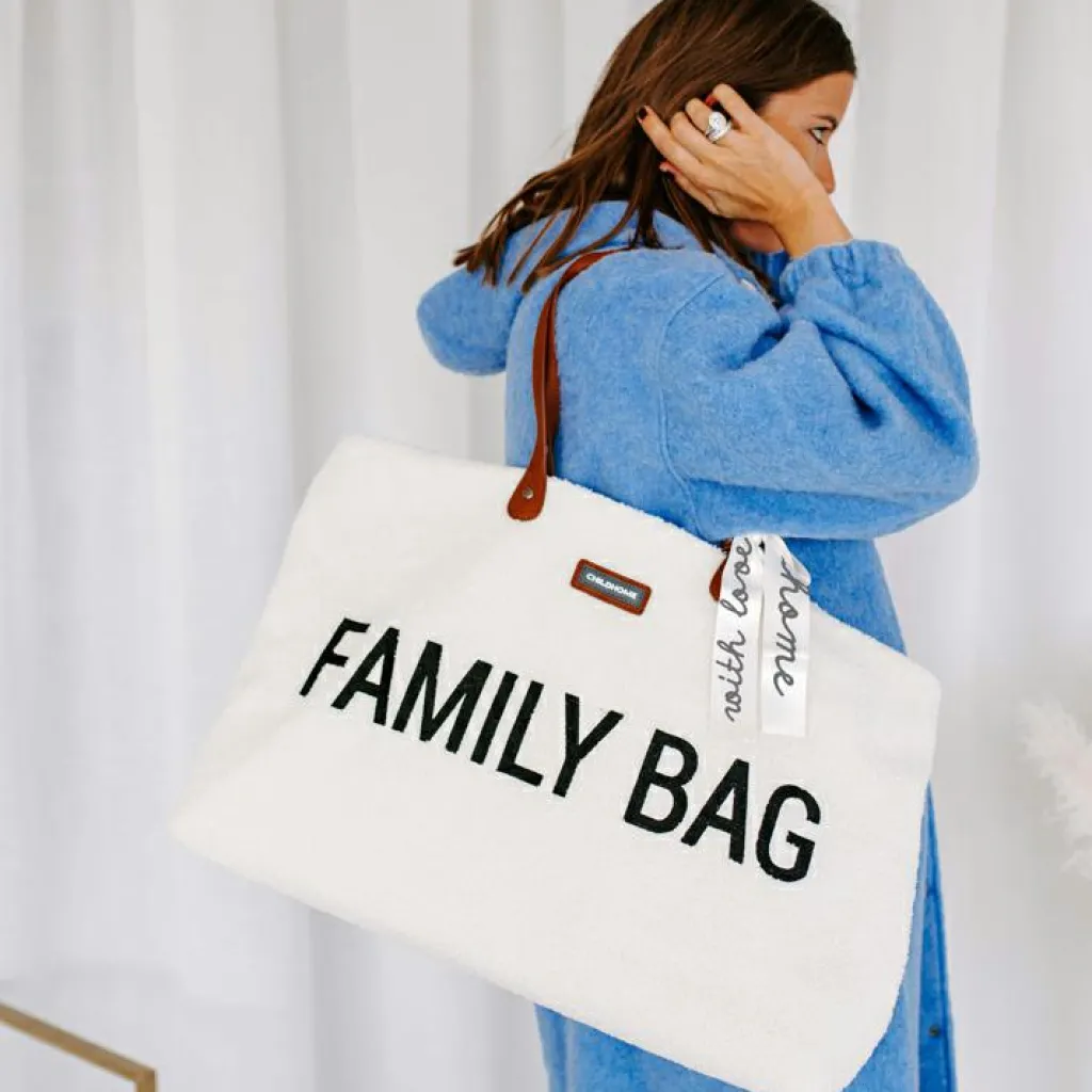 Clearance Sac à anses Family bag Teddy écru Sac À Langer À Anses
