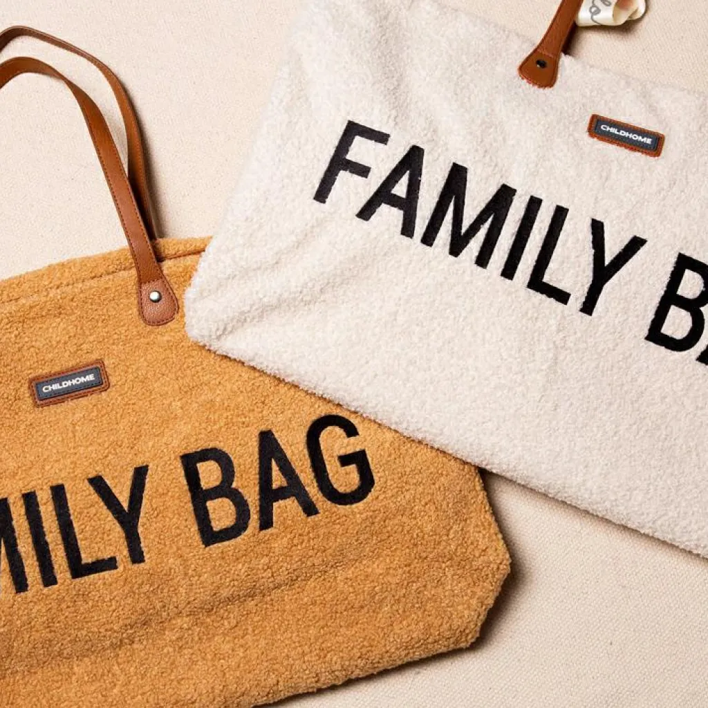 Clearance Sac à anses Family bag Teddy écru Sac À Langer À Anses