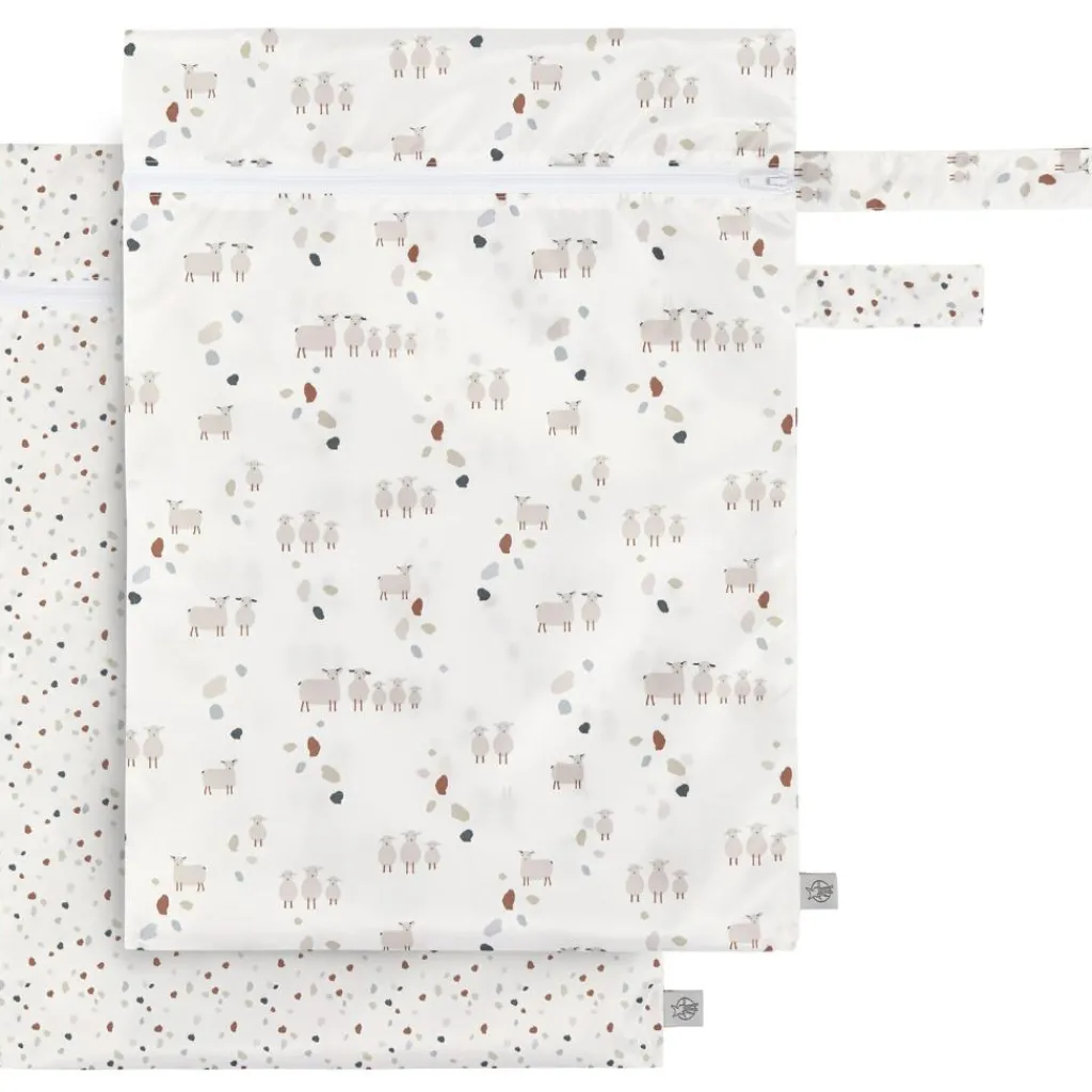 Lässig Sac à couches imperméable Tiny Farmer pois et mouton