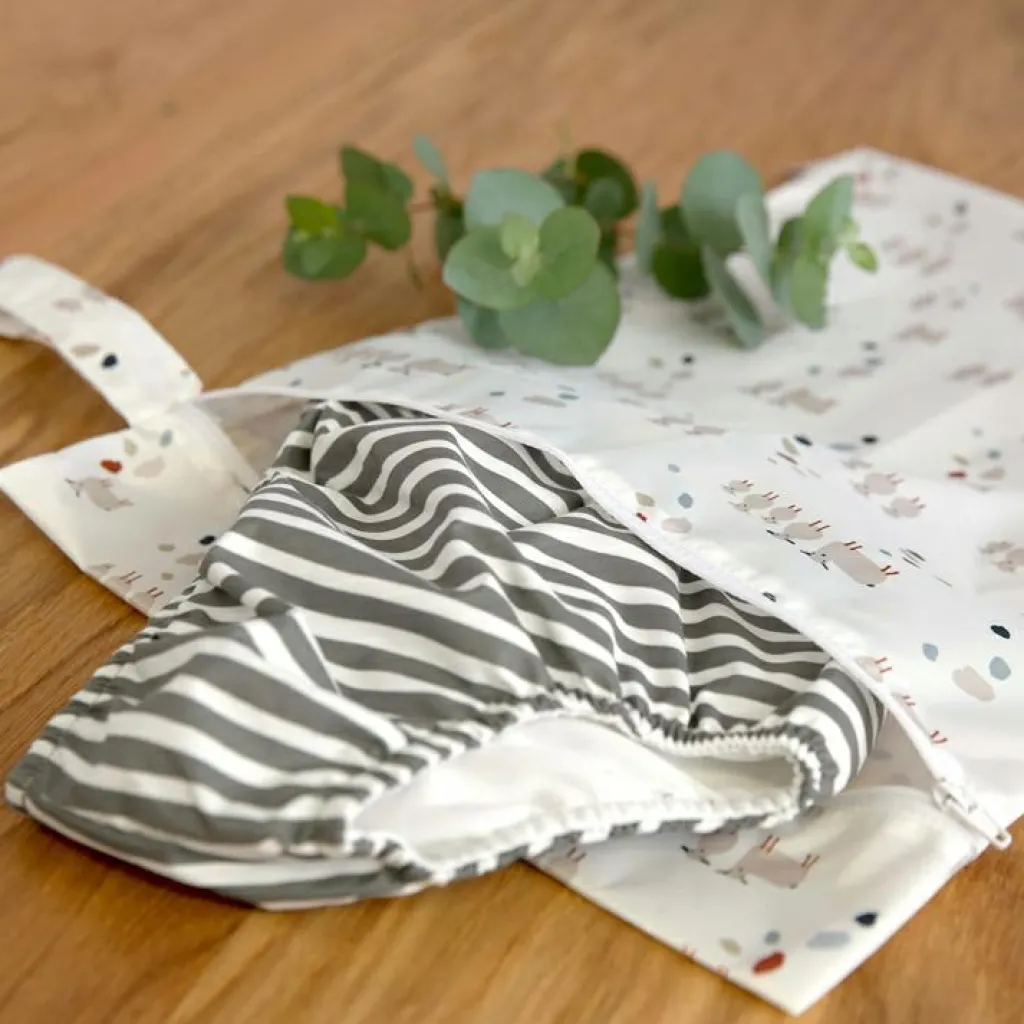 Lässig Sac à couches imperméable Tiny Farmer pois et mouton