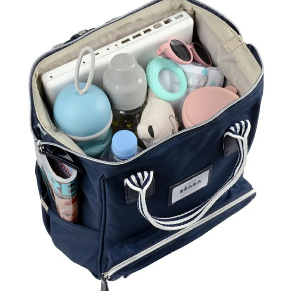 Discount Sac à dos à langer Wellington bleu marine Sac À Dos À Langer