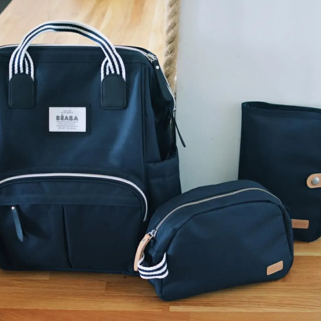 Discount Sac à dos à langer Wellington bleu marine Sac À Dos À Langer