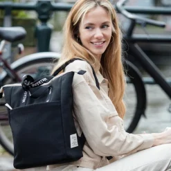 Clearance Sac à dos à langer Eco Mum Black Sac À Dos À Langer