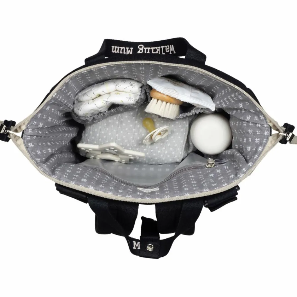 Clearance Sac à dos à langer Eco Mum Black Sac À Dos À Langer