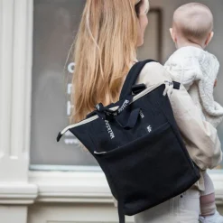 Clearance Sac à dos à langer Eco Mum Black Sac À Dos À Langer