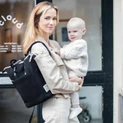 Clearance Sac à dos à langer Eco Mum Black Sac À Dos À Langer