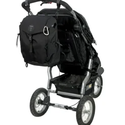 Lässig Sac à dos à langer en polyester recyclé noir Outdoor Green Label