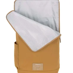 Lässig Sac à dos à langer en polyester recyclé Green label Rolltop curry
