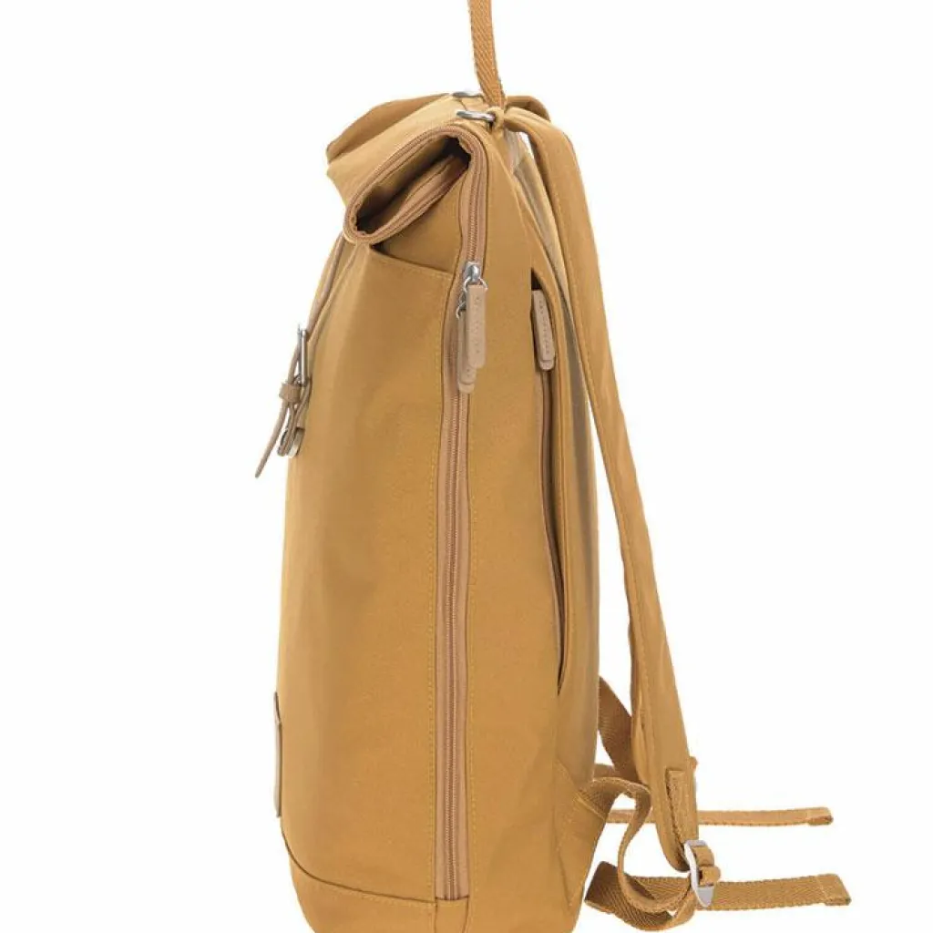 Lässig Sac à dos à langer en polyester recyclé Green label Rolltop curry