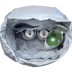 Lässig Sac à dos à langer en polyester recyclé gris Outdoor Green Label