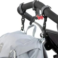 Lässig Sac à dos à langer en polyester recyclé gris Outdoor Green Label