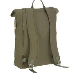 Online Sac à dos à langer en polyester recyclé Green label Rolltop olive Sac À Dos À Langer