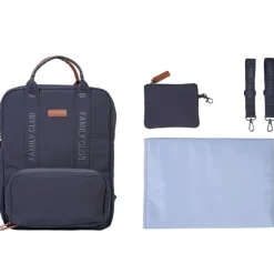 Childhome Sac à dos à langer Family club Signature Urban Anthracite