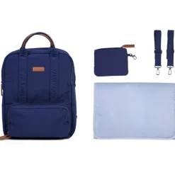 Childhome Sac à dos à langer Family club Signature Urban Bleu