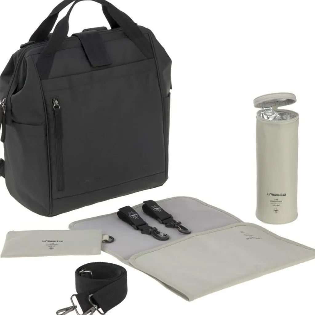 Lässig Sac à dos à langer Goldie Up Green Label Noir