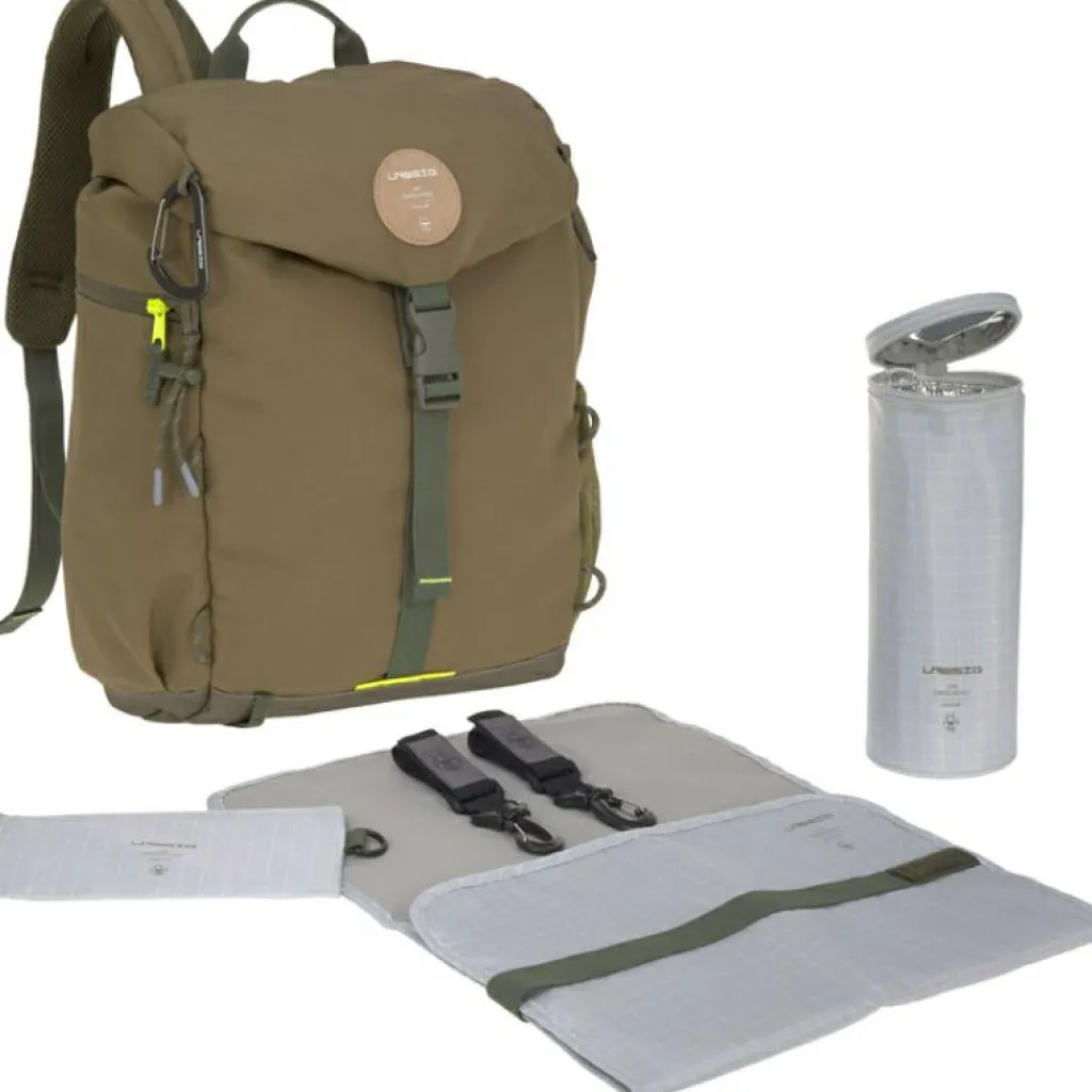 Sac à dos à langer Green Label Outdoor olive Sac À Dos À Langer