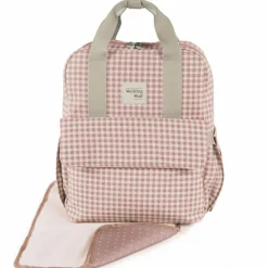 Discount Sac à dos à langer I love Vichy rose Sac À Dos À Langer