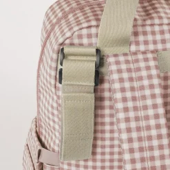 Discount Sac à dos à langer I love Vichy rose Sac À Dos À Langer