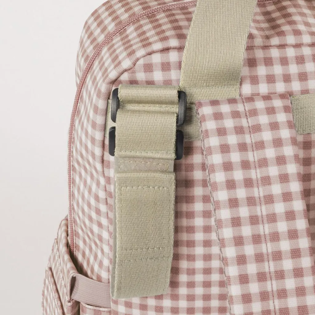 Discount Sac à dos à langer I love Vichy rose Sac À Dos À Langer