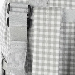 Walking Mum Sac à dos à langer I love vichy gris