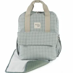 Outlet Sac à dos à langer I love Vichy vert Sac À Dos À Langer