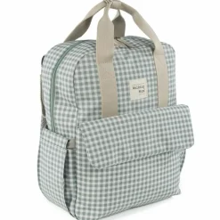 Outlet Sac à dos à langer I love Vichy vert Sac À Dos À Langer