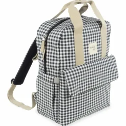 Online Sac à dos à langer I Love Vichy Noir Sac À Dos Bébé