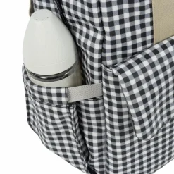 Online Sac à dos à langer I Love Vichy Noir Sac À Dos Bébé