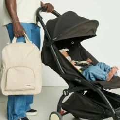 BEBEL Sac à dos à langer Imper' Latte
